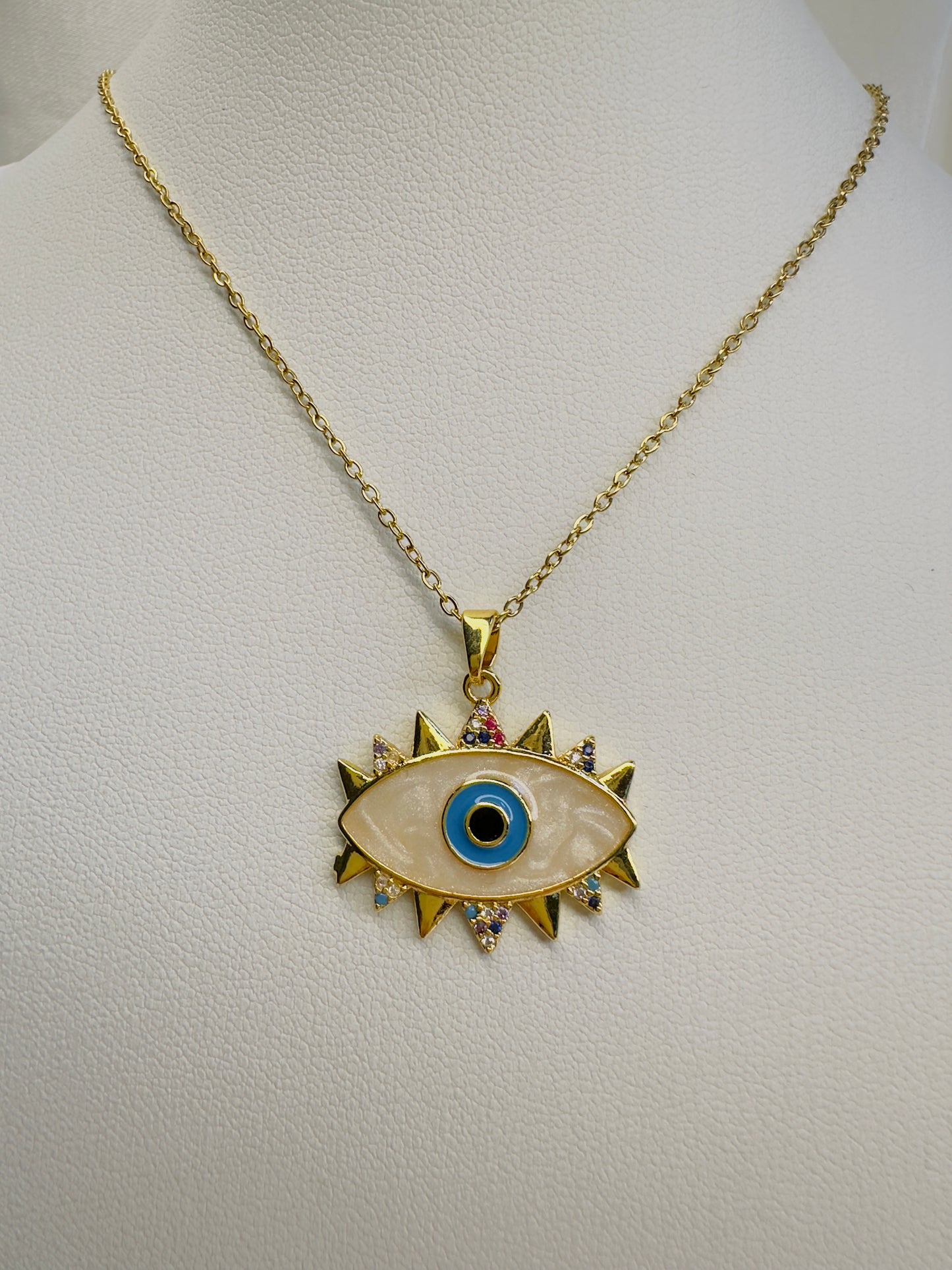 Necklaces protective eyes